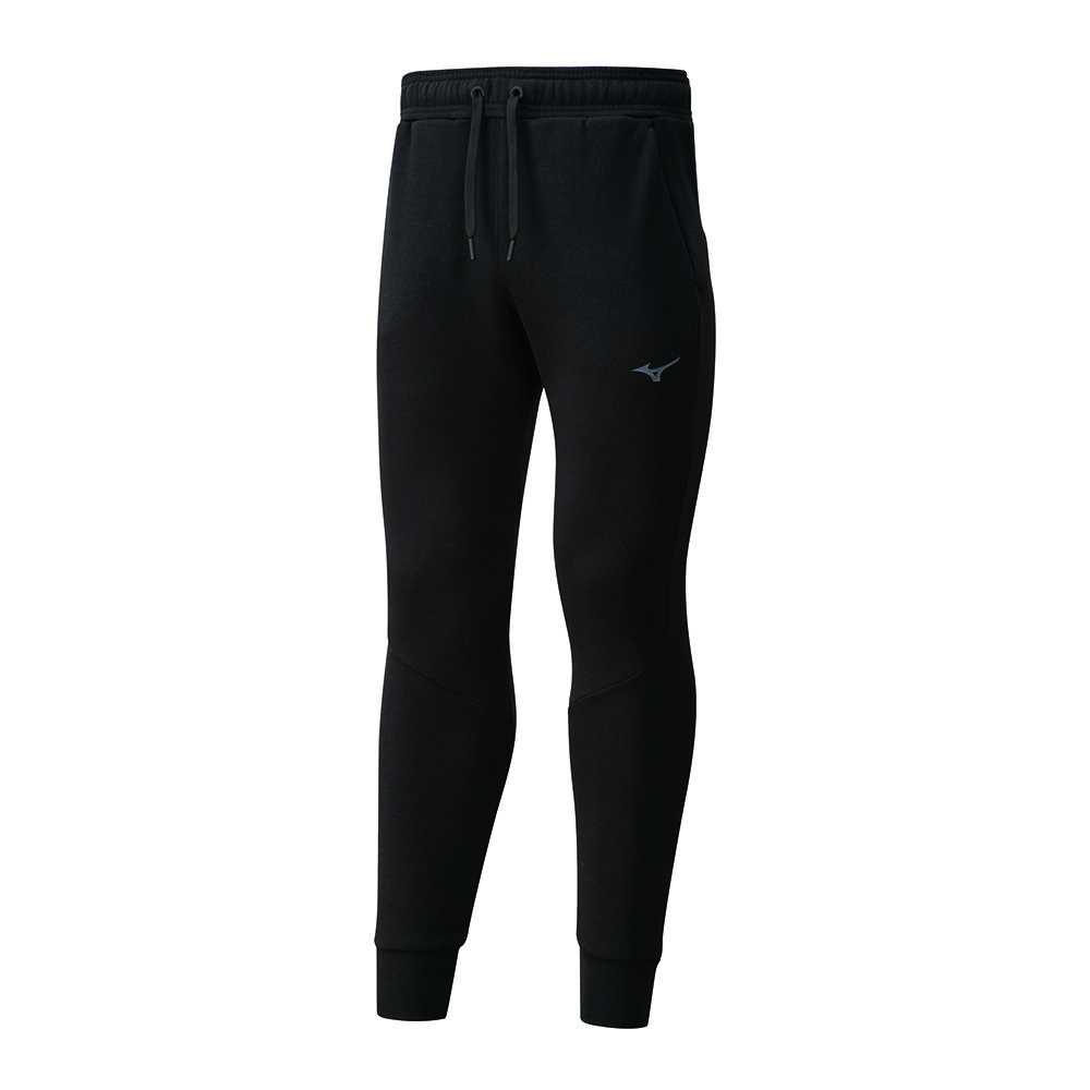 Pantaloni Mizuno Athletic Rib Uomo - Nere - 61407-AFKE